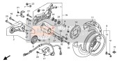 52000MCT910, Holder Assy., Final Shaft, Honda, 1